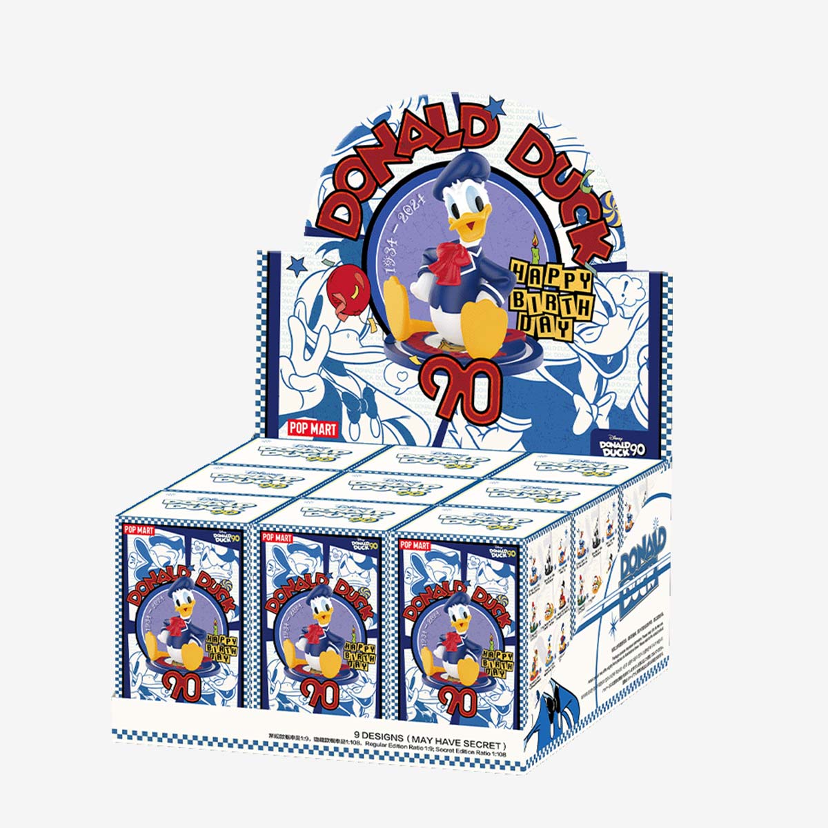 Disney Donald Duck 90th Anniversary Series Figures by POP MART