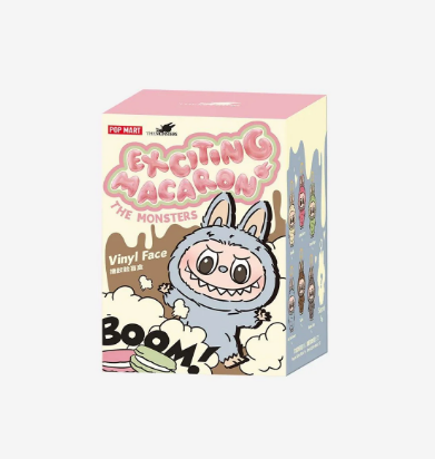 Labubu Single Blind Box - Exciting Macarons Vinyl Face by POPMART - 1