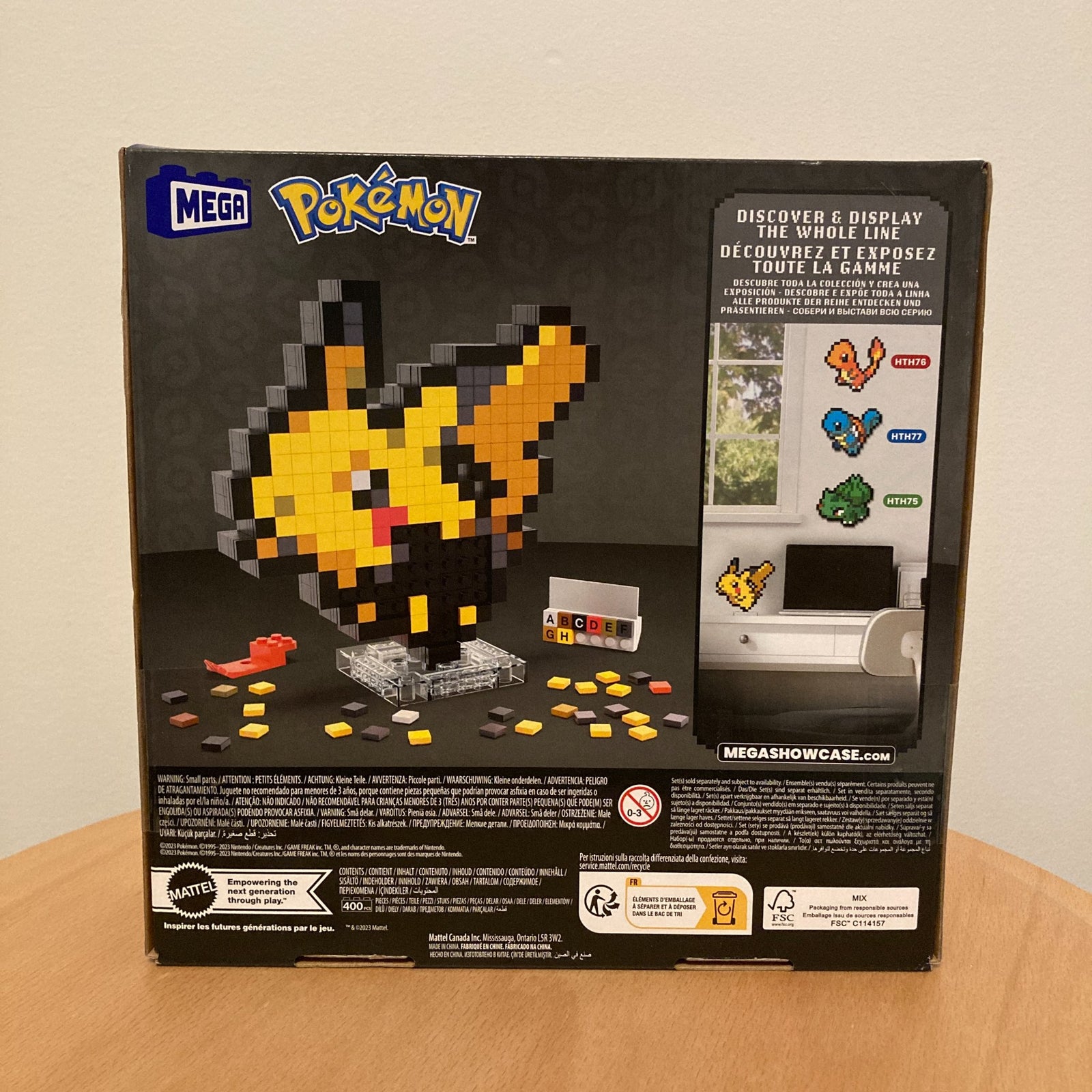 MEGA  Pikachu - Pokémon Pixel Art - Mega Blocks - 2