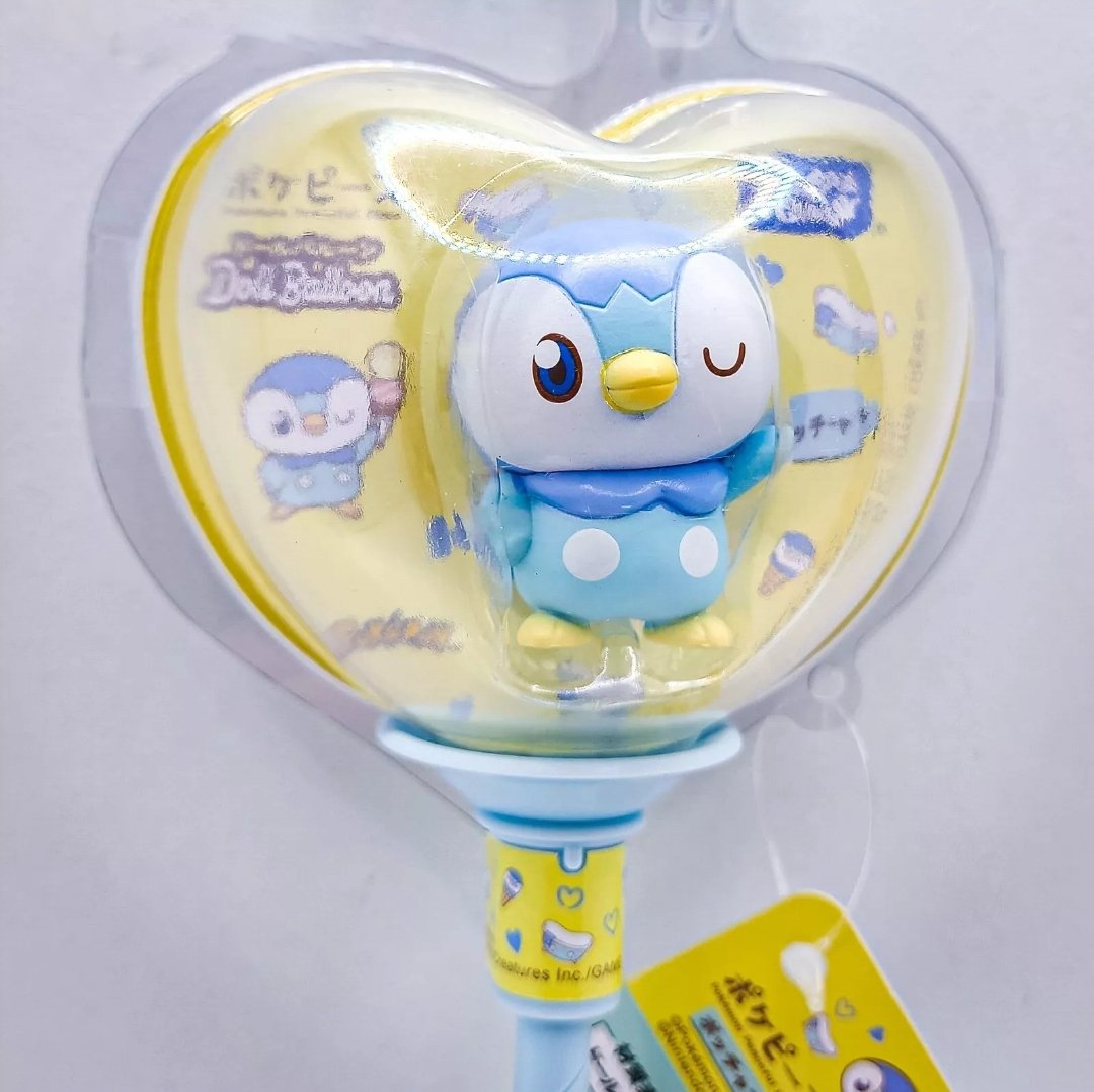 Pokemon PIPLUP Poke Peace Balloon Doll Figure Peaceful Place by Takara Tomy Japan - 2