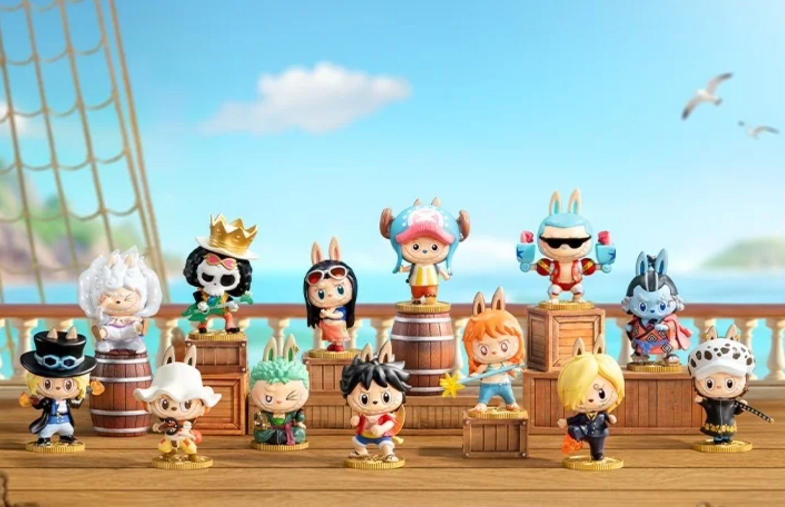 Labubu The Monsters x One Piece Vinyl Figure Single Blind Box - Pop Mart