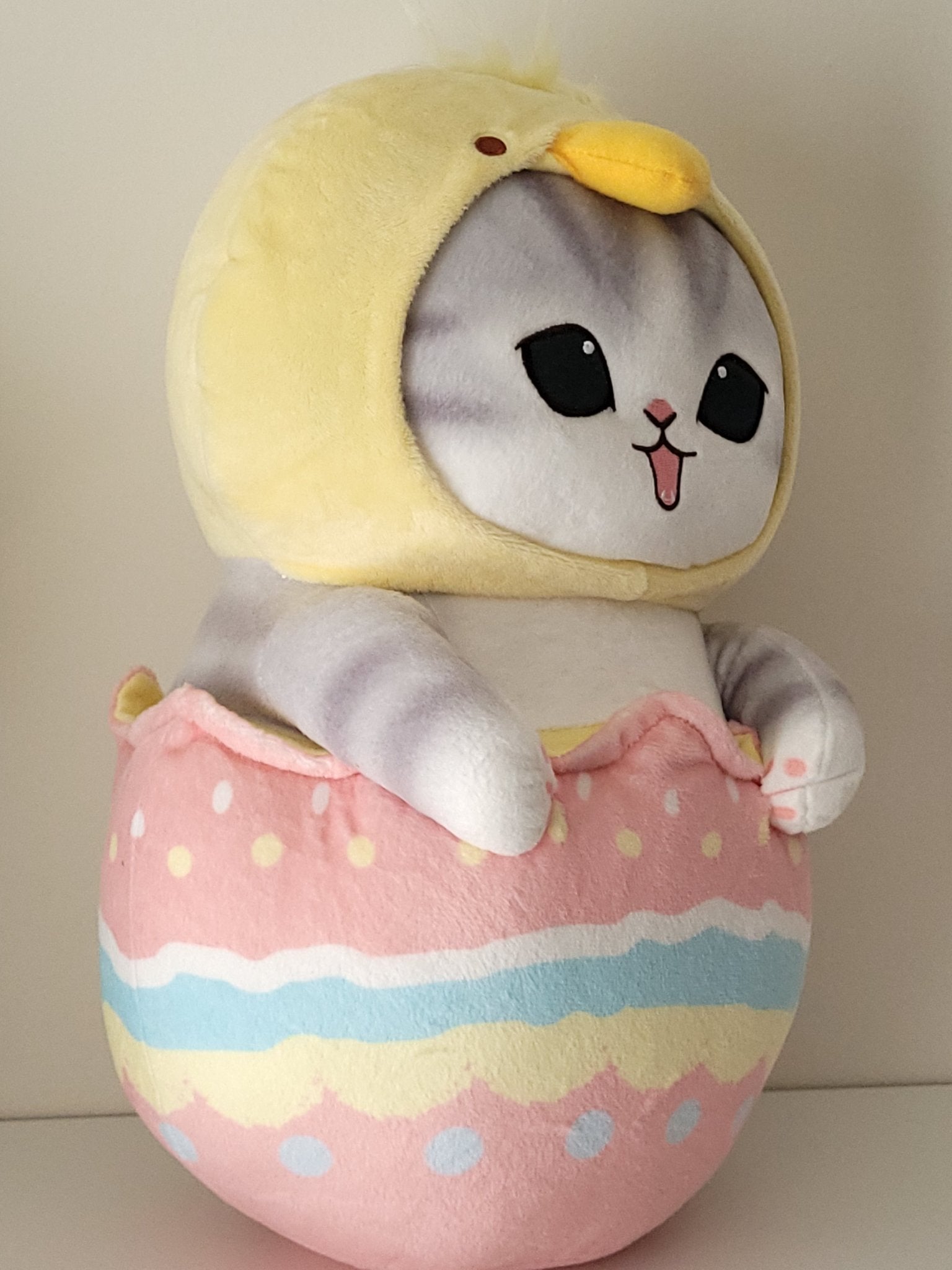 Mofusand - Easter Nyan Big Plushie (Yellow Chick Ver.) - Large 30cm Plushie