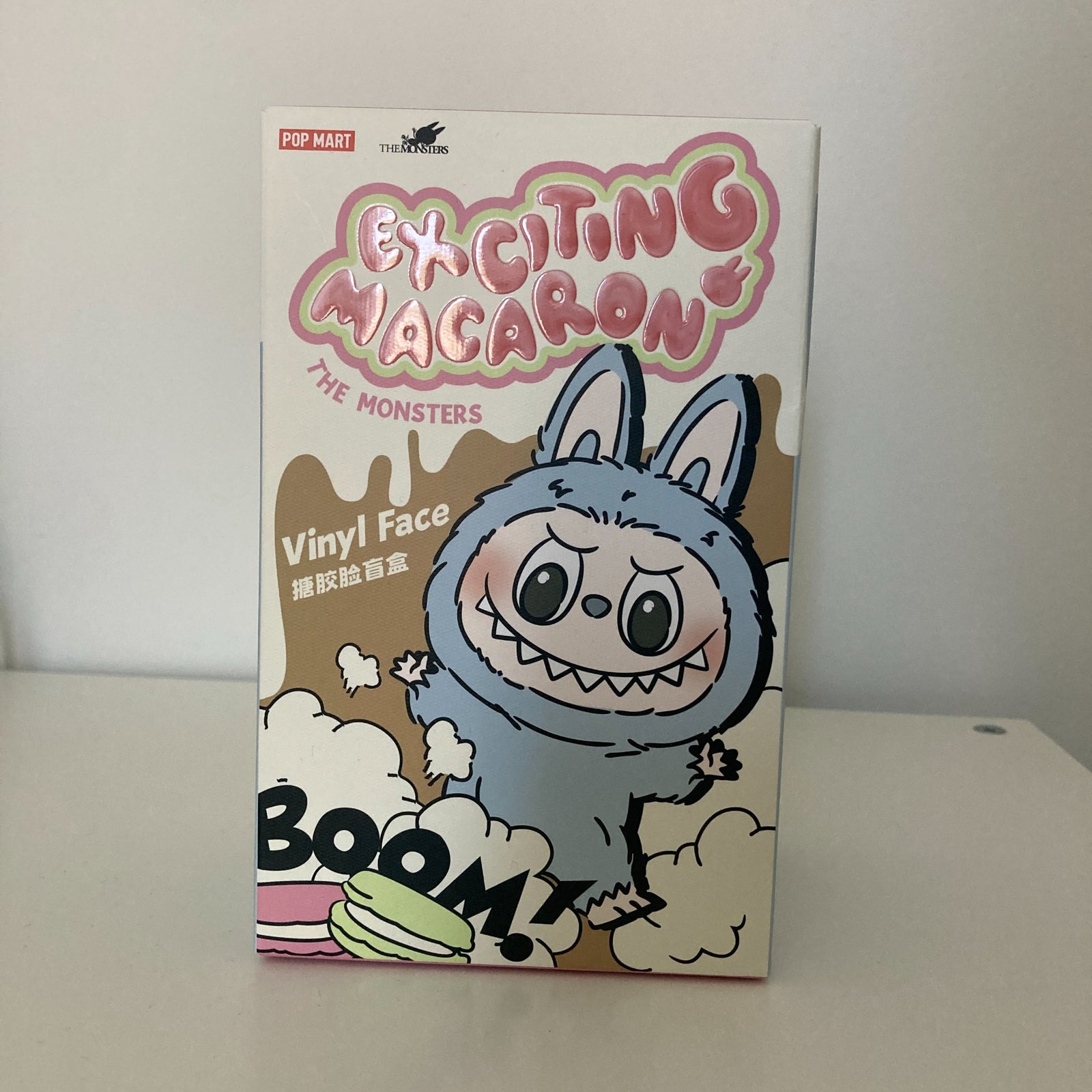 Soymilk - Labubu The MONSTERS Exciting Macaron Vinyl Face by POP MART