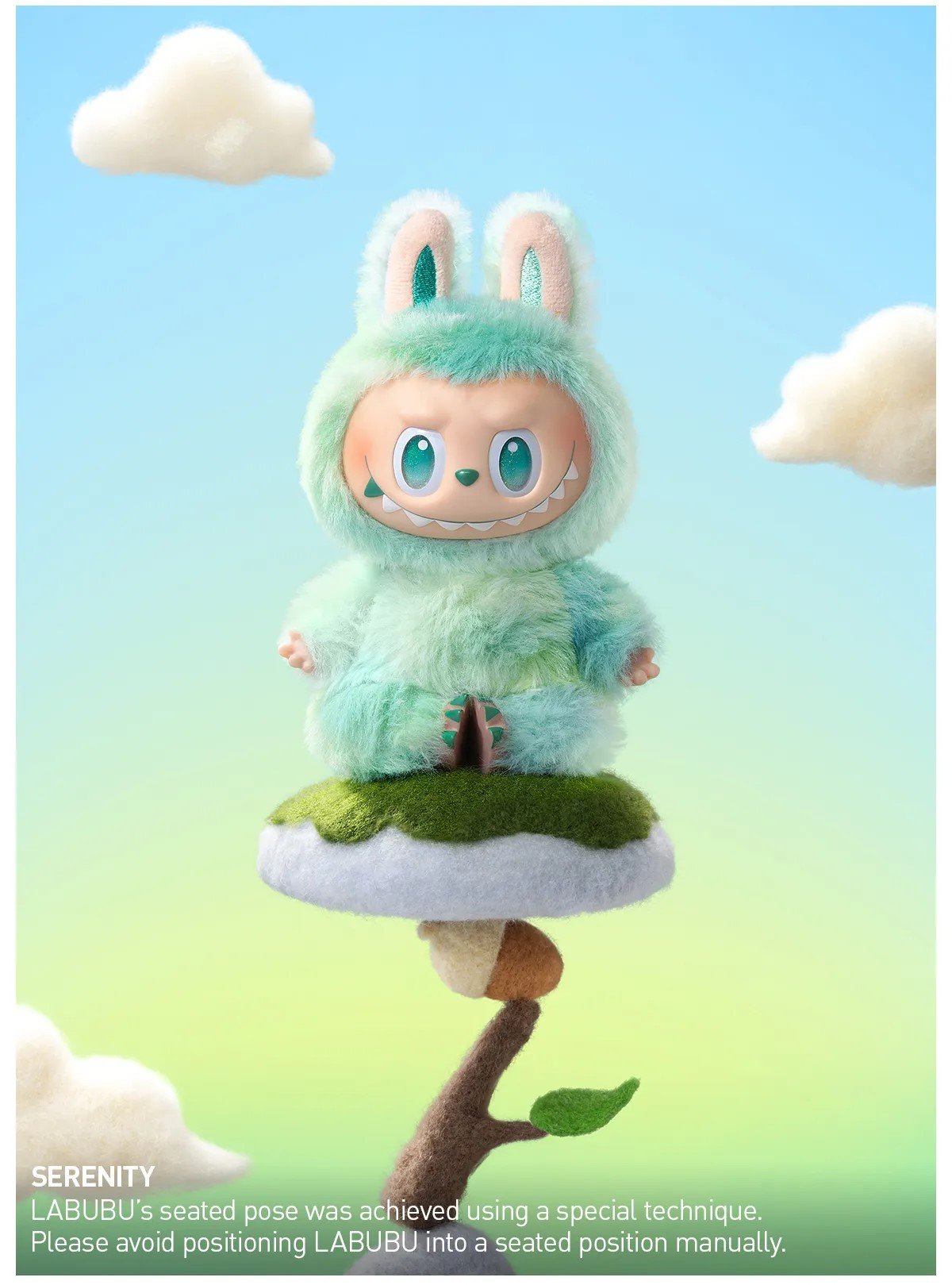 Serenity - THE MONSTERS Big into Energy Series-Vinyl Plush Labubu Pendant by POP MART