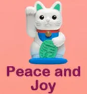 Peace and Joy - Blessing Lucky Cat Series by Choco Teddy