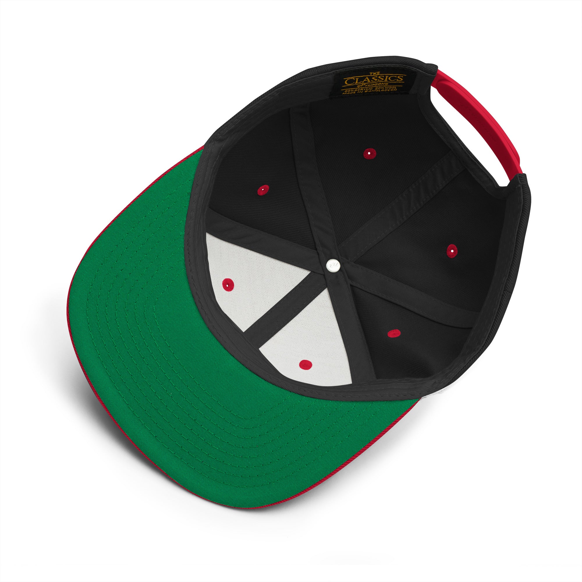 Hunter OG Snapback Hat Black/Red
