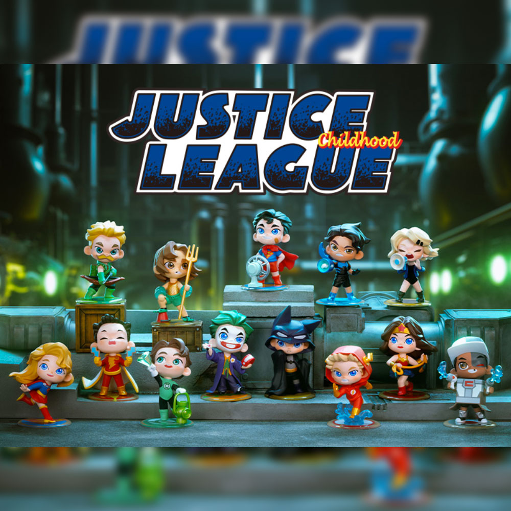 DC Justice League Childhood Series Figures Blind Box by POP MART