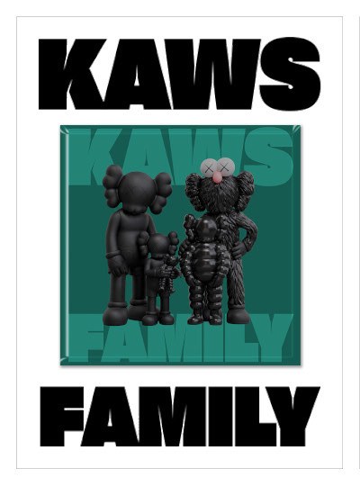 KAWS: FAMILY GREEN - MAGNET