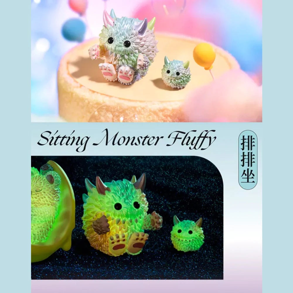 Sitting Monster Fluffy - Muckey Dreamy Life Series by INSTINCTOY x POP MART
