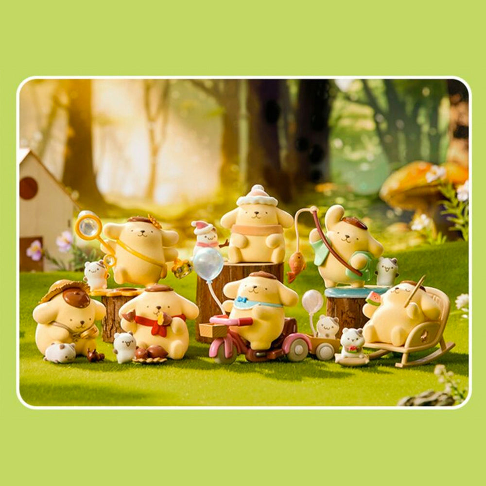 Pompompurin Childhood Four Seasons Blind Box Series by Sanrio x Miniso