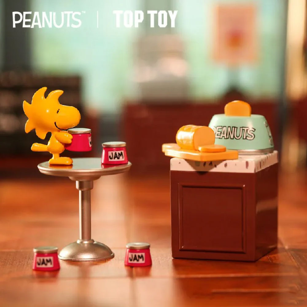 Snoopy Bakery and Cafe Mini World Blind Box Series by Top Toy