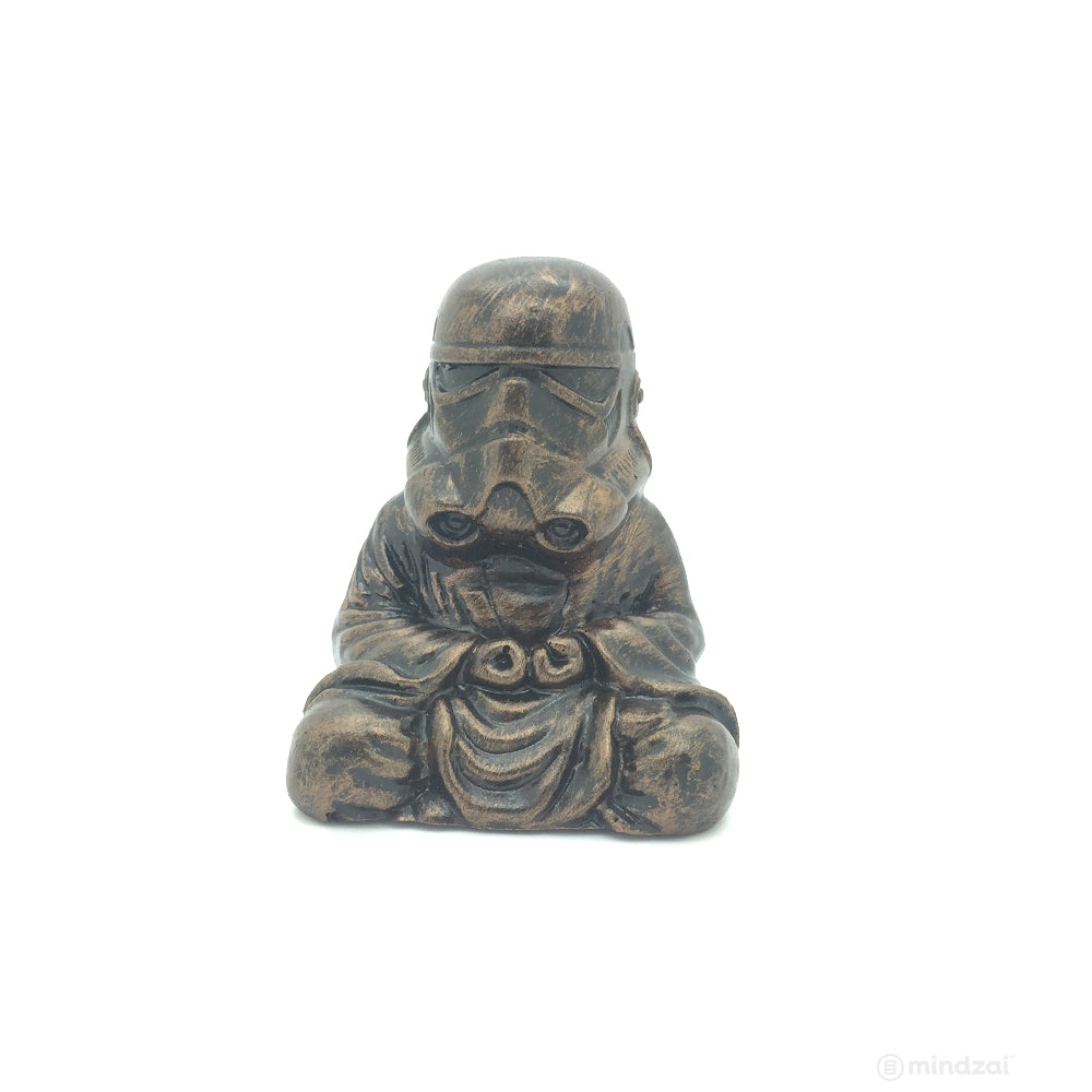 Bronze First Order Storm Trooper Buddha Bronze 4" Figure by Modulicious
