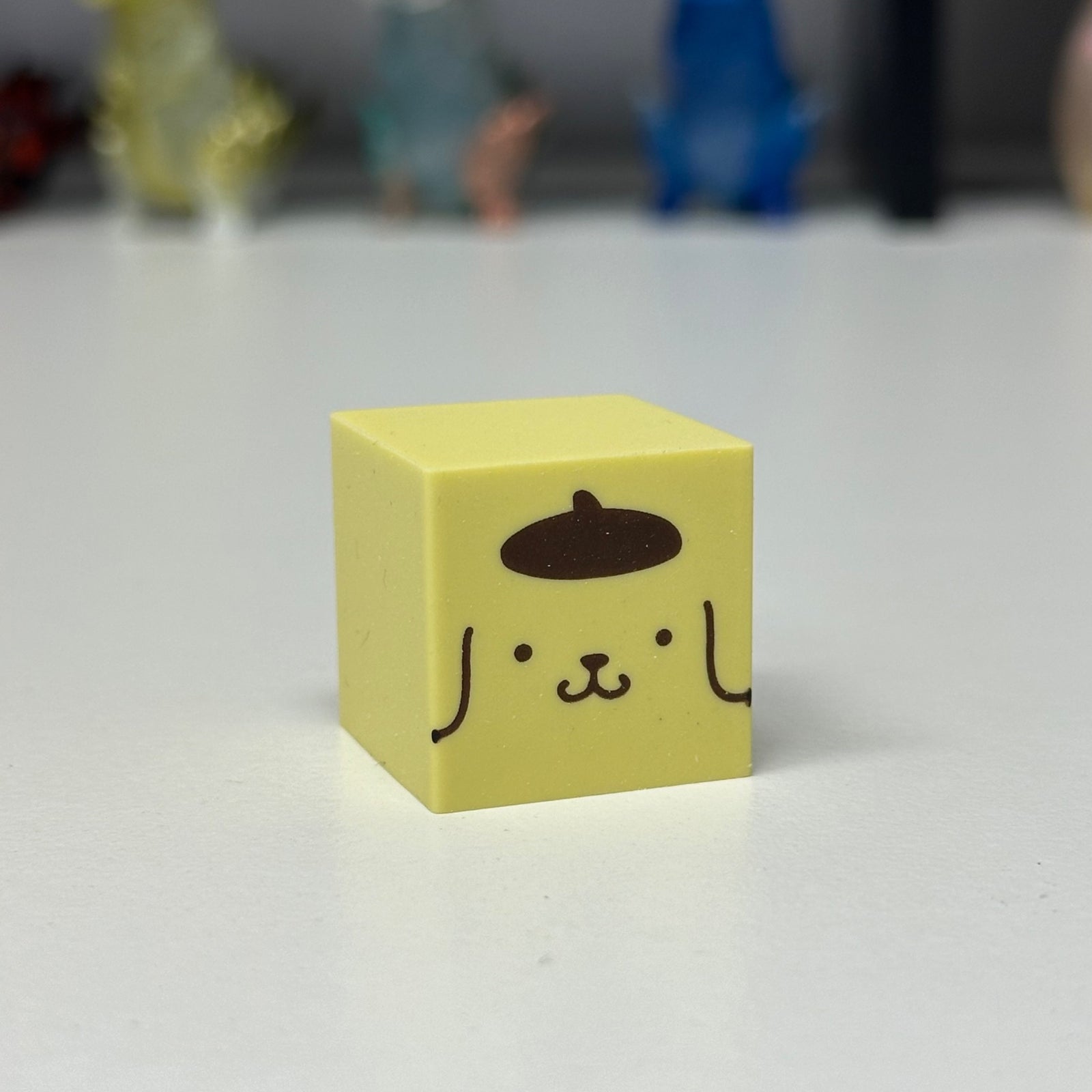 Sanrio Characters Rubber Block - Pompompurin  - 1