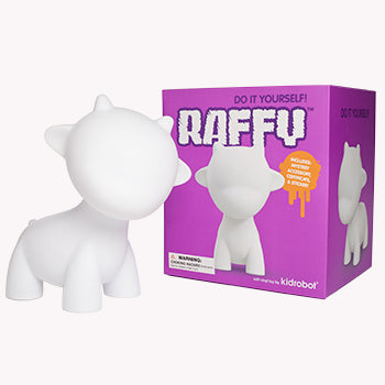DIY Raffy 7" White Edition by kidrobot - Mindzai - 1