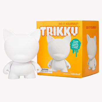 DIY Trikky 7" White Edition by kidrobot - Mindzai - 1