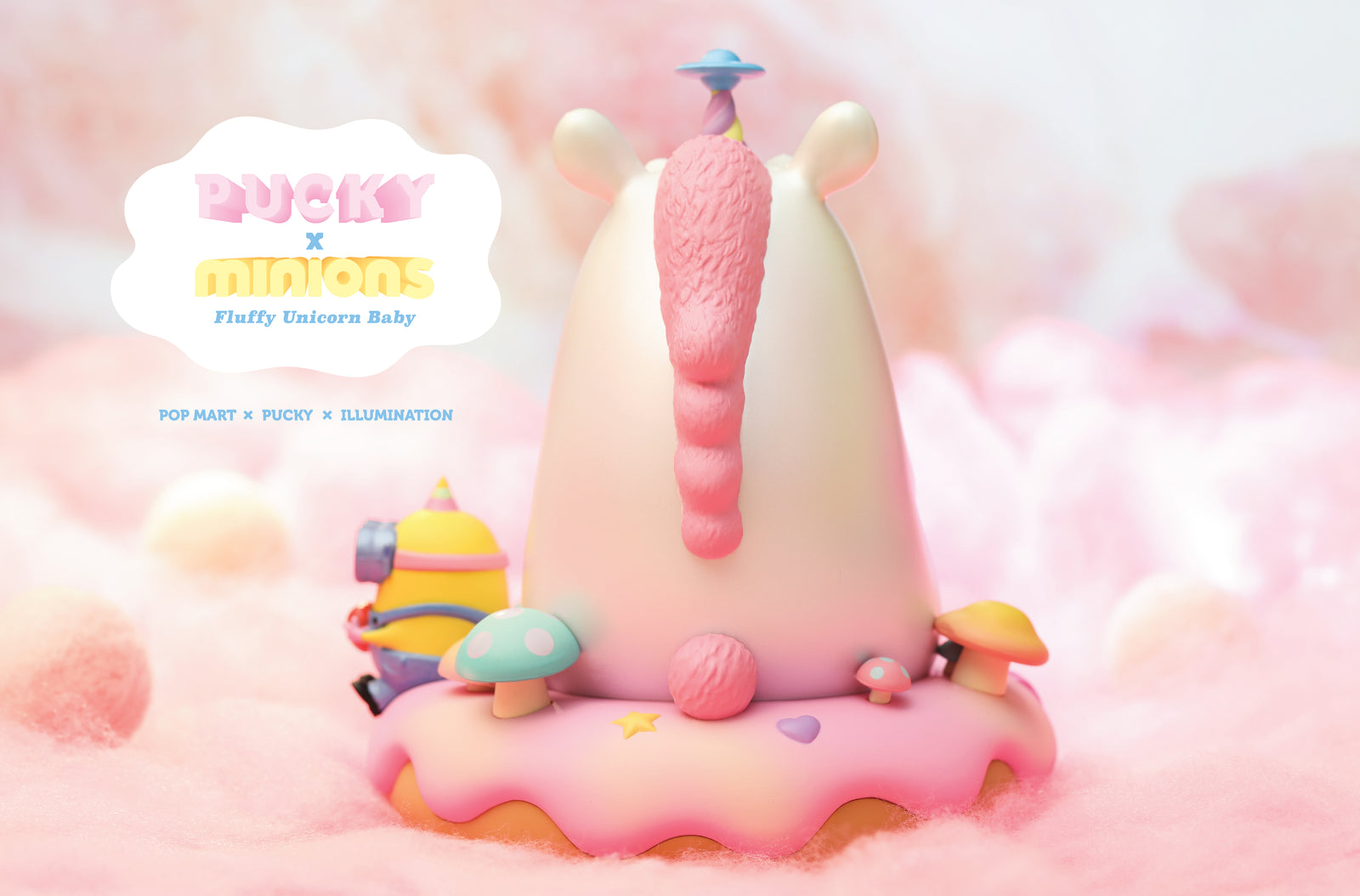 Fluffy Unicorn Baby by Pucky x Minions x POP MART