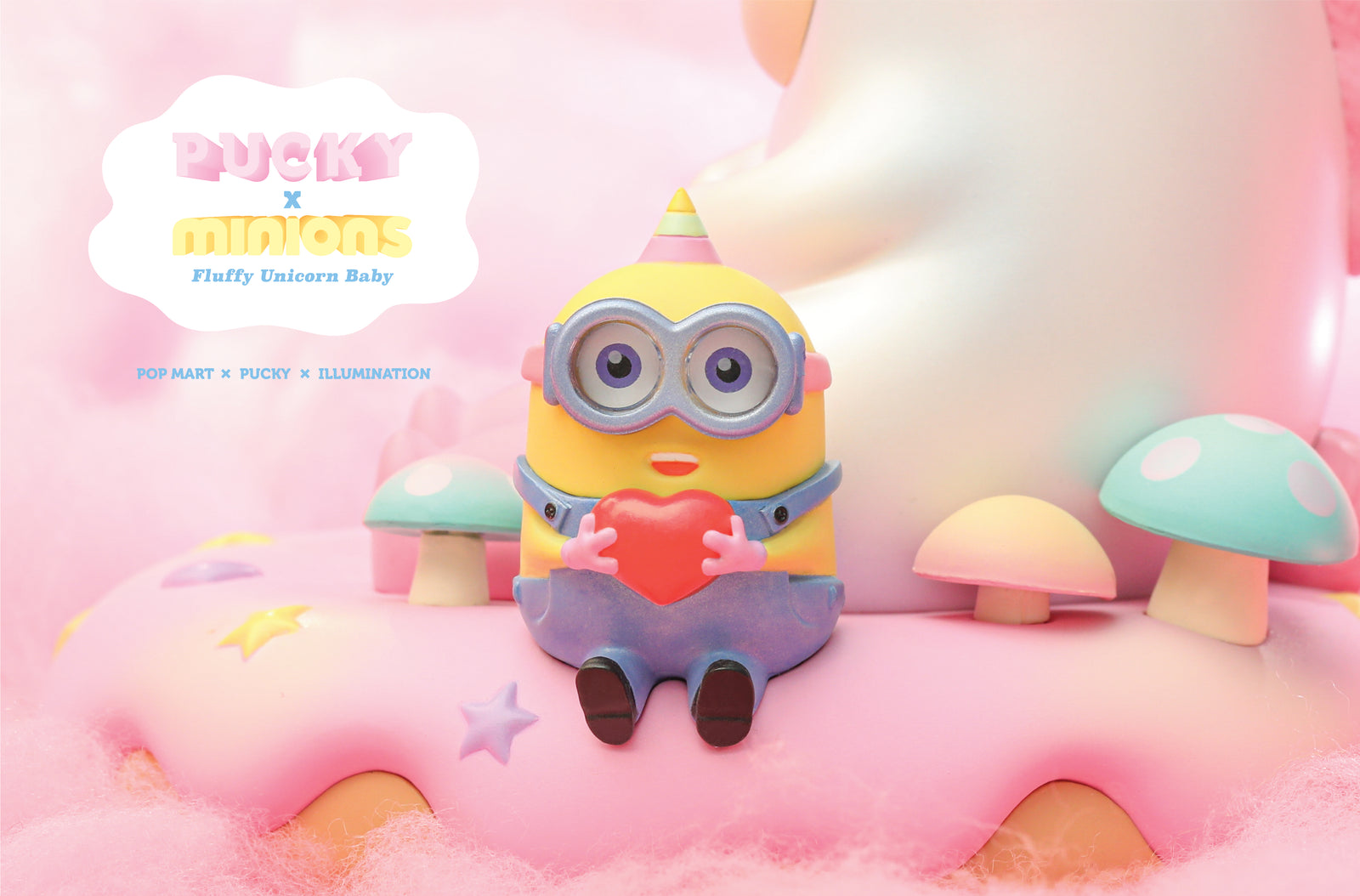 Fluffy Unicorn Baby by Pucky x Minions x POP MART
