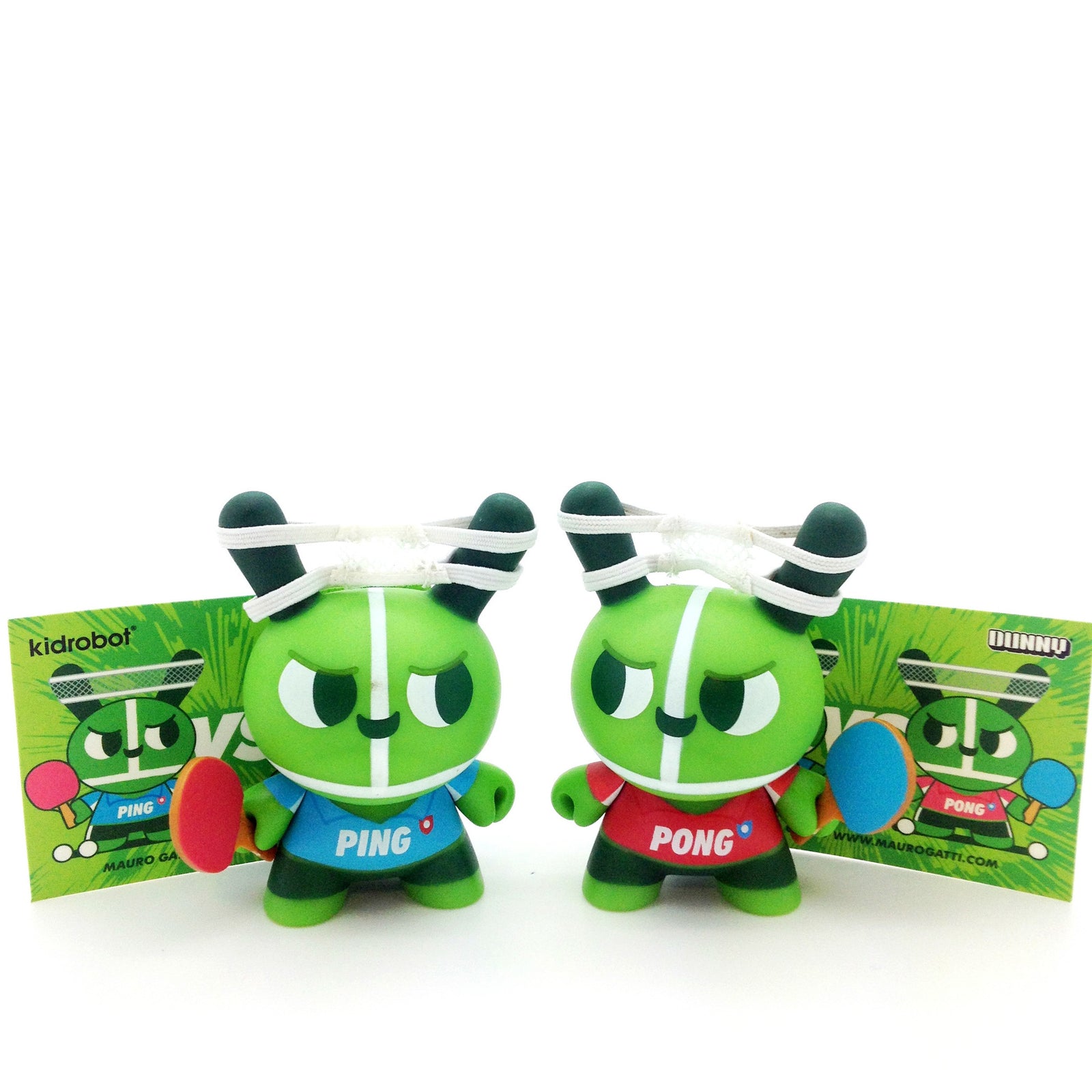 Dunny 2012 Series - Ping and Pong (Set of 2) - Mindzai - 2