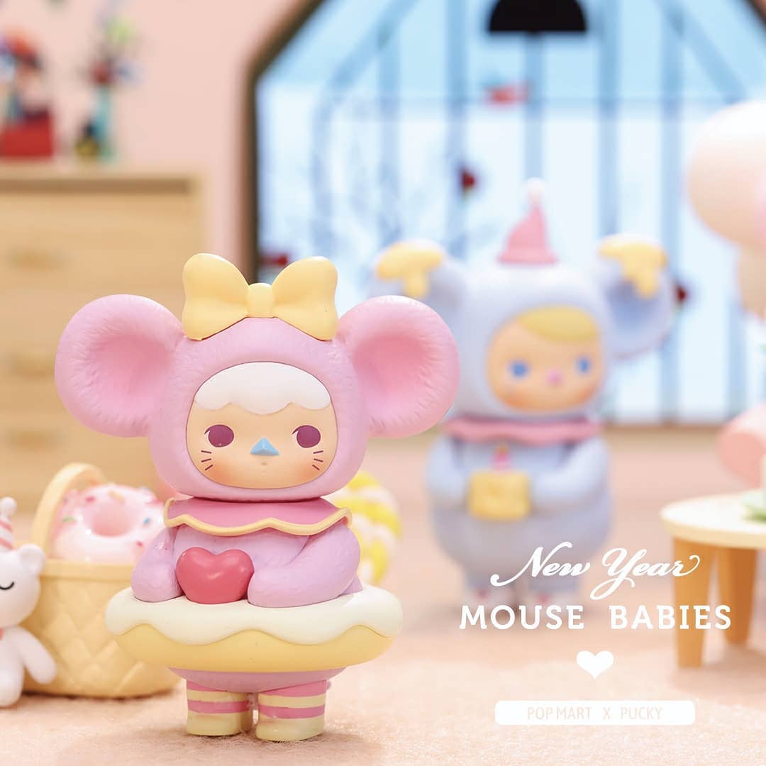 Pucky Mouse Babies New Year 2020 Set by Pucky x POP MART