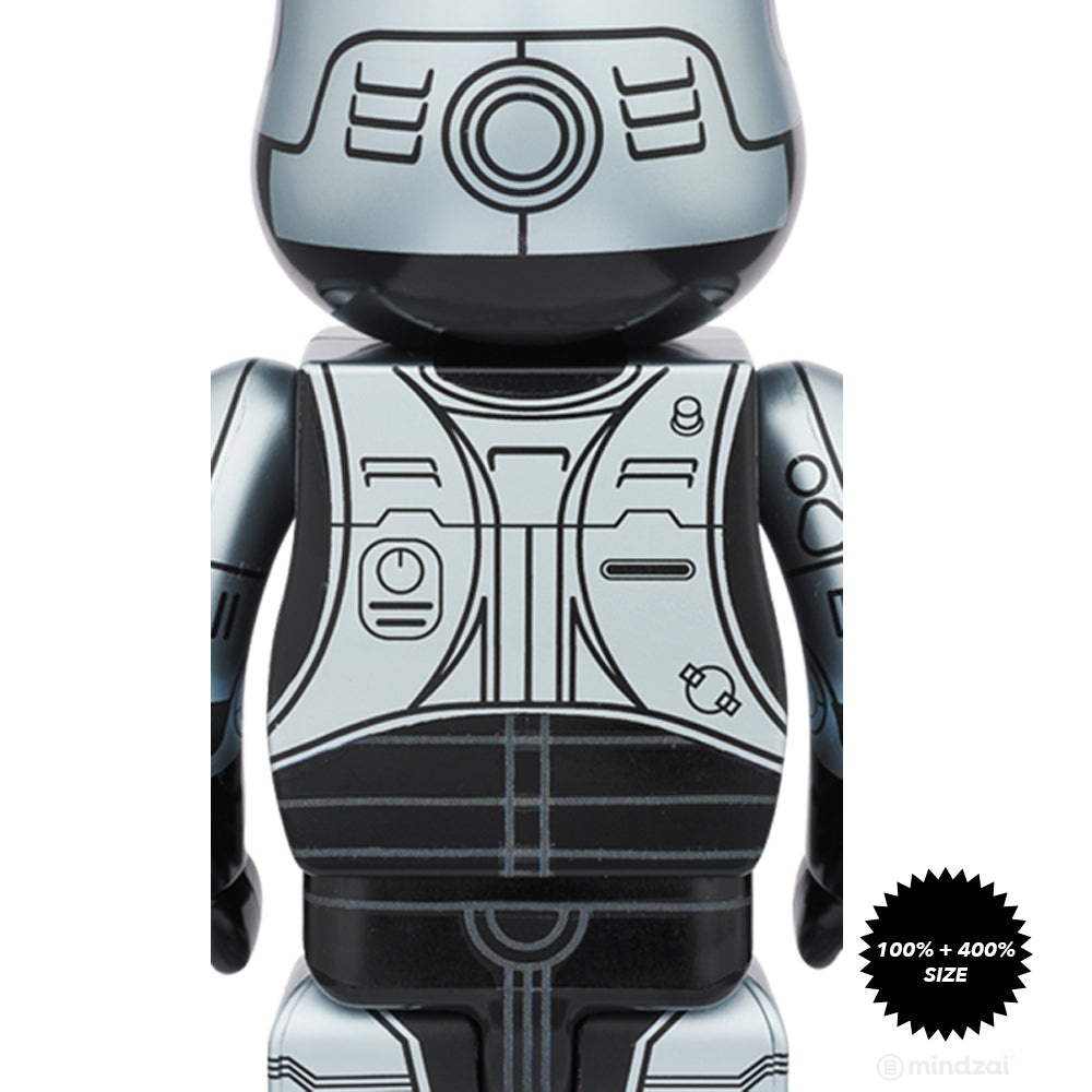 Robocop 100% and 400% Bearbrick Set