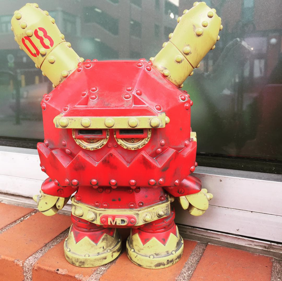 Mecha 8&quot; Stealth Dunny by Frank Kozik x Kidrobot - Special Order - Mindzai 