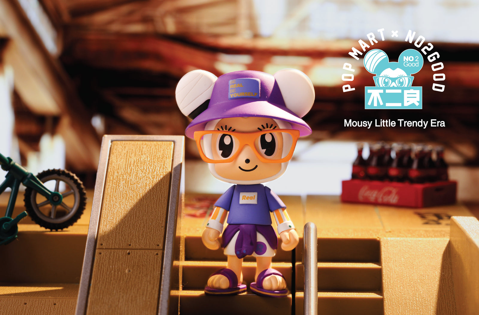 Mousy Little x Stay Real Trendy Era Blind Box Toy Series by No2Good x POP MART