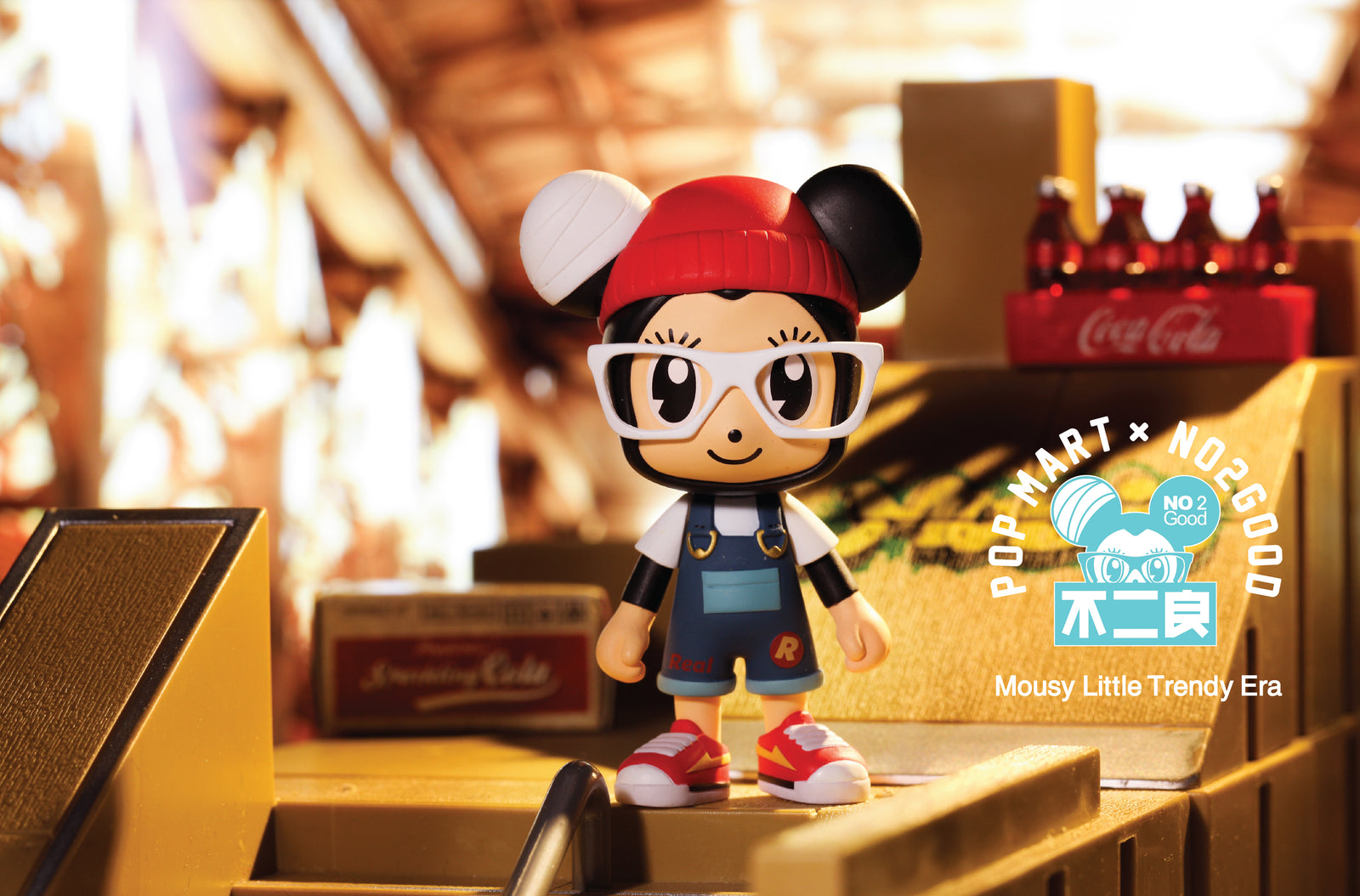 Mousy Little x Stay Real Trendy Era Blind Box Toy Series by No2Good x POP MART
