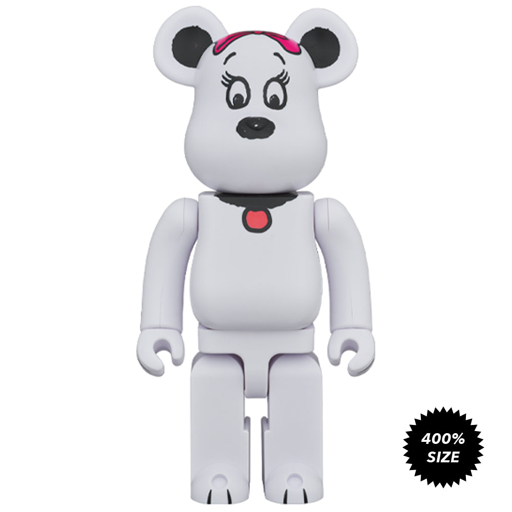 Belle from Peanuts 400% Bearbrick by Medicom Toy