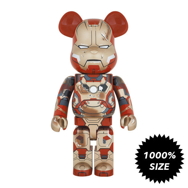 Damaged Ironman 1000% Bearbrick - Mindzai  - 1