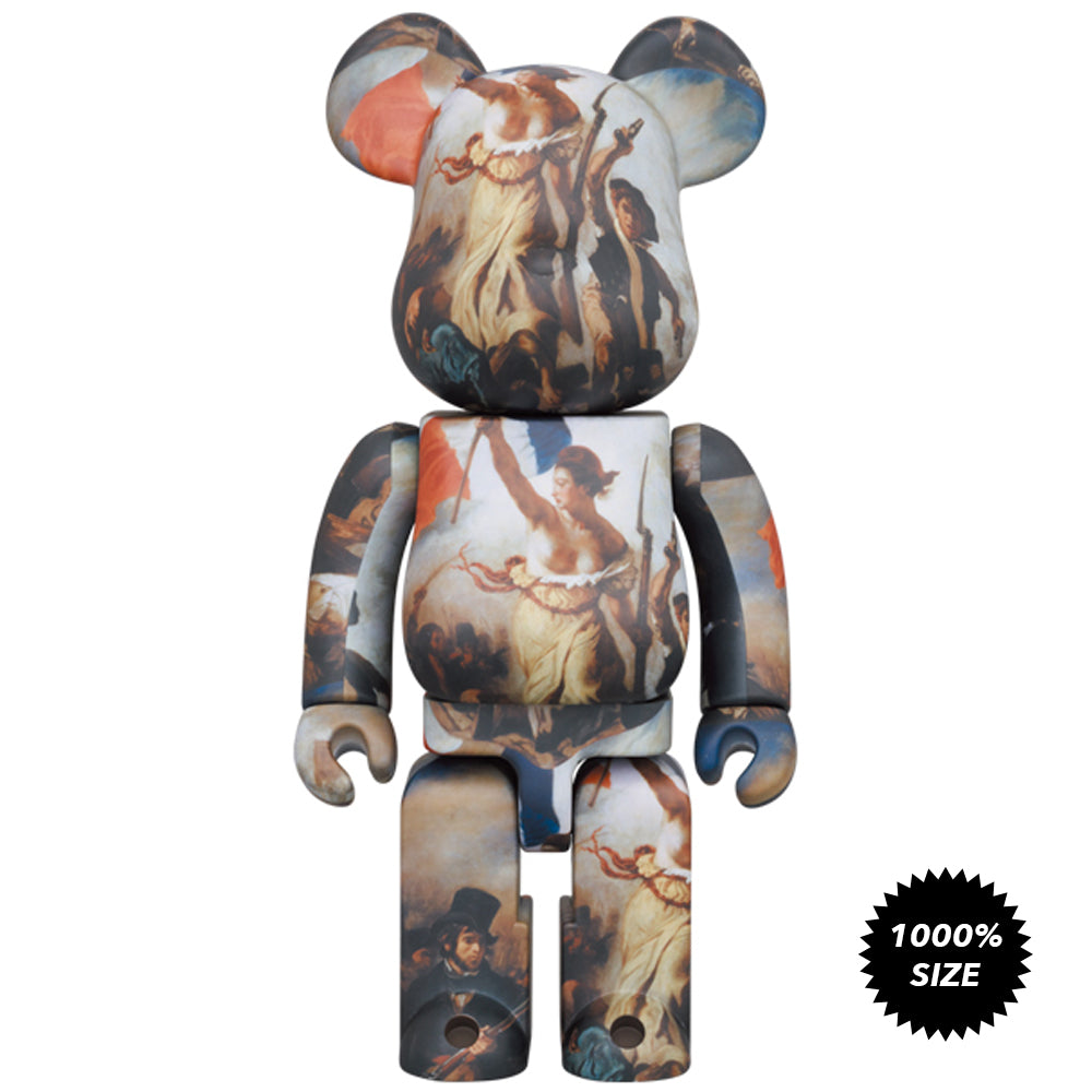 Eugène Delacroix "Liberty Leading the People" 1000% Bearbrick by Medicom Toy