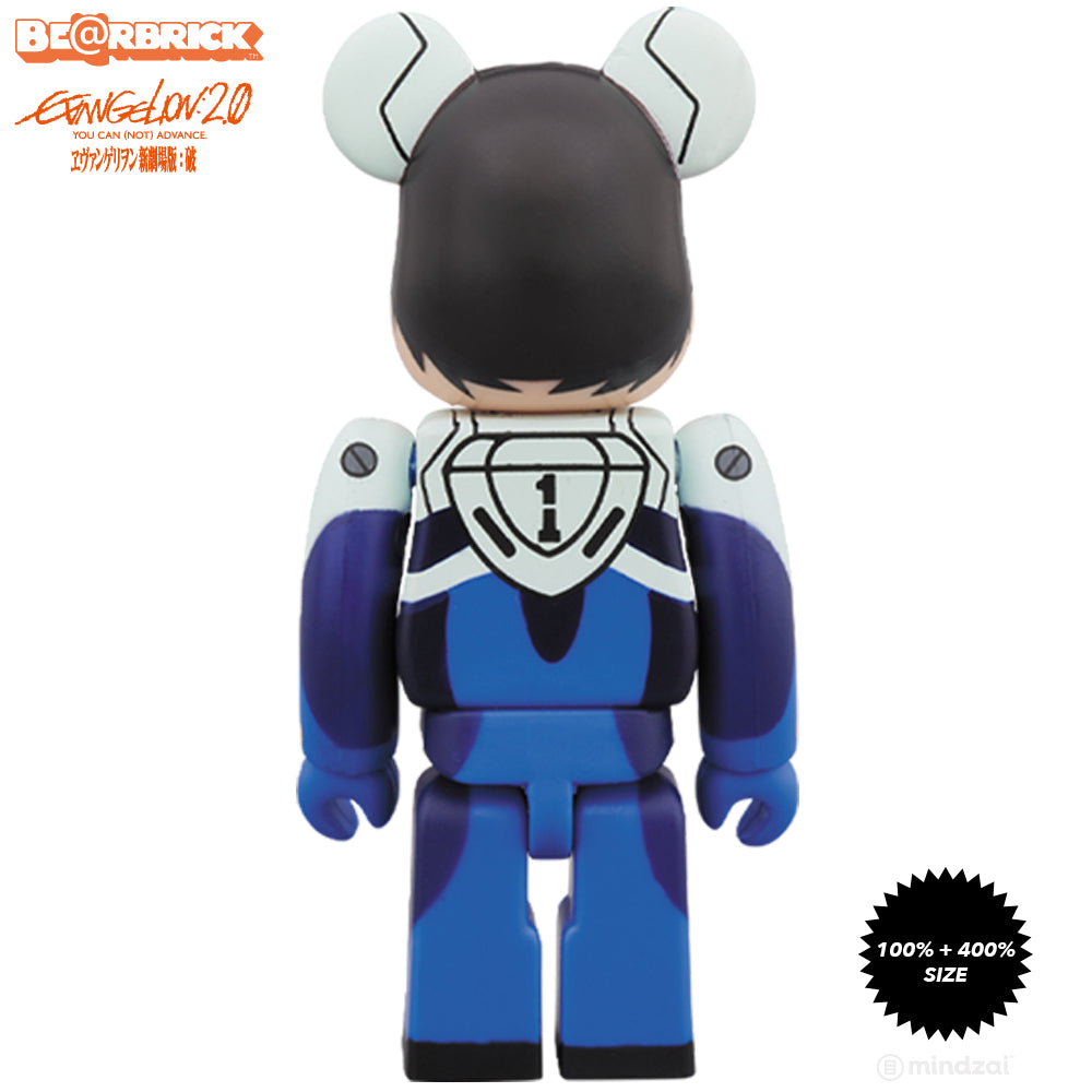 Evangelion 2.0: You Can (Not) Advance First Machine 100% + 400% Bearbrick Set by Medicom Toy
