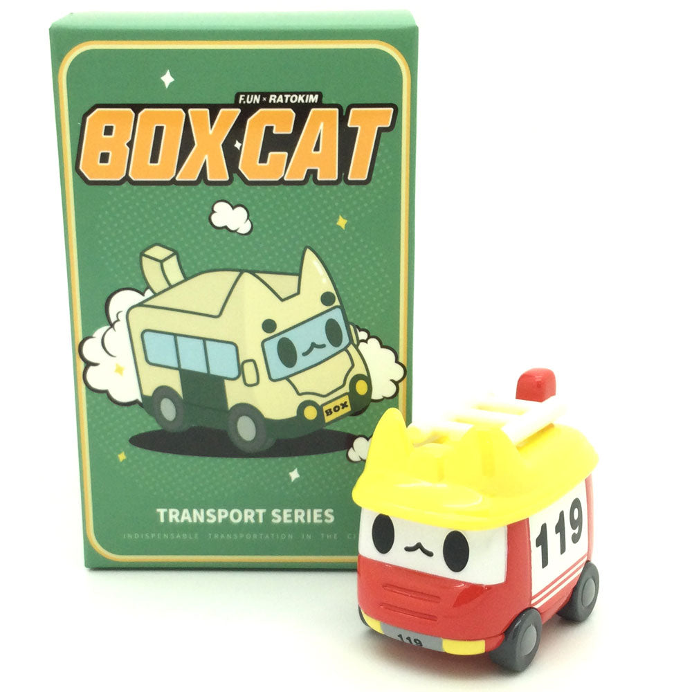 Box Cat Transport Series by Ratokim x Finding Unicornn - Fire Truck