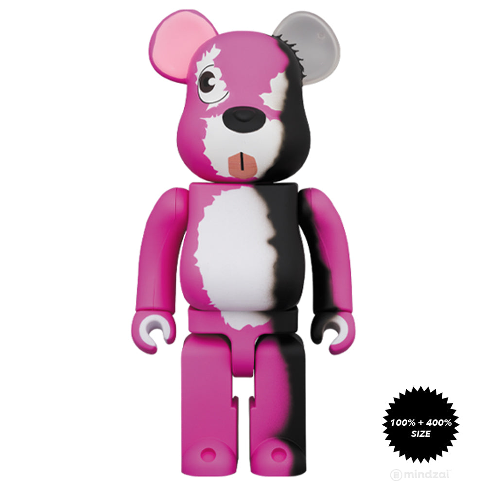 Breaking Bad Pink Bear 100% + 400% Bearbrick Set by Medicom Toy