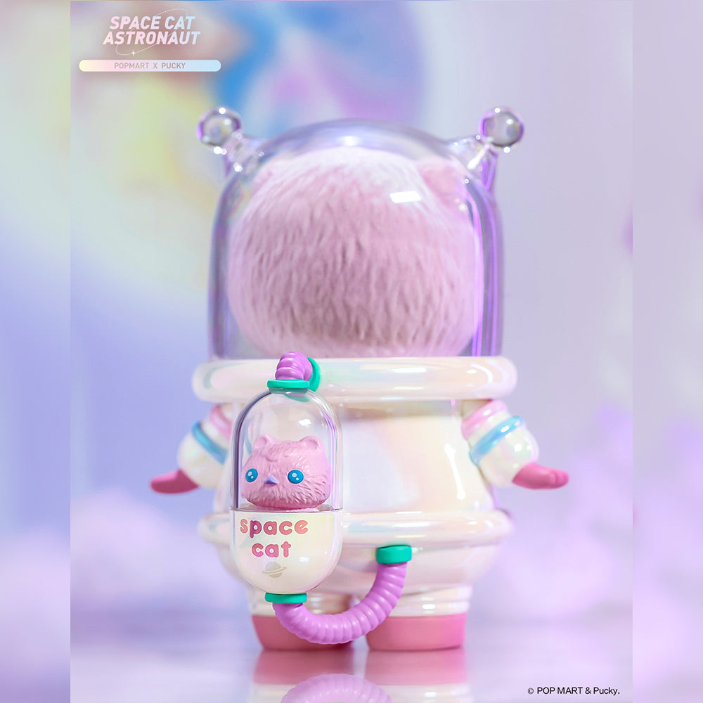 Pucky Space Cat Astronaut Art Toy Figure by Pucky x POP MART