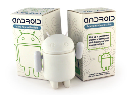 DIY Android 3" Minifigure - White Edition - Mindzai - 3