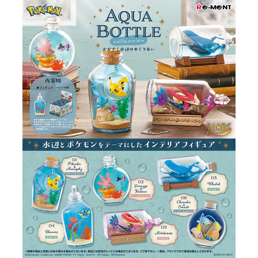 Pokemon Aqua Bottle Collection Blind Box Series by Re-Ment