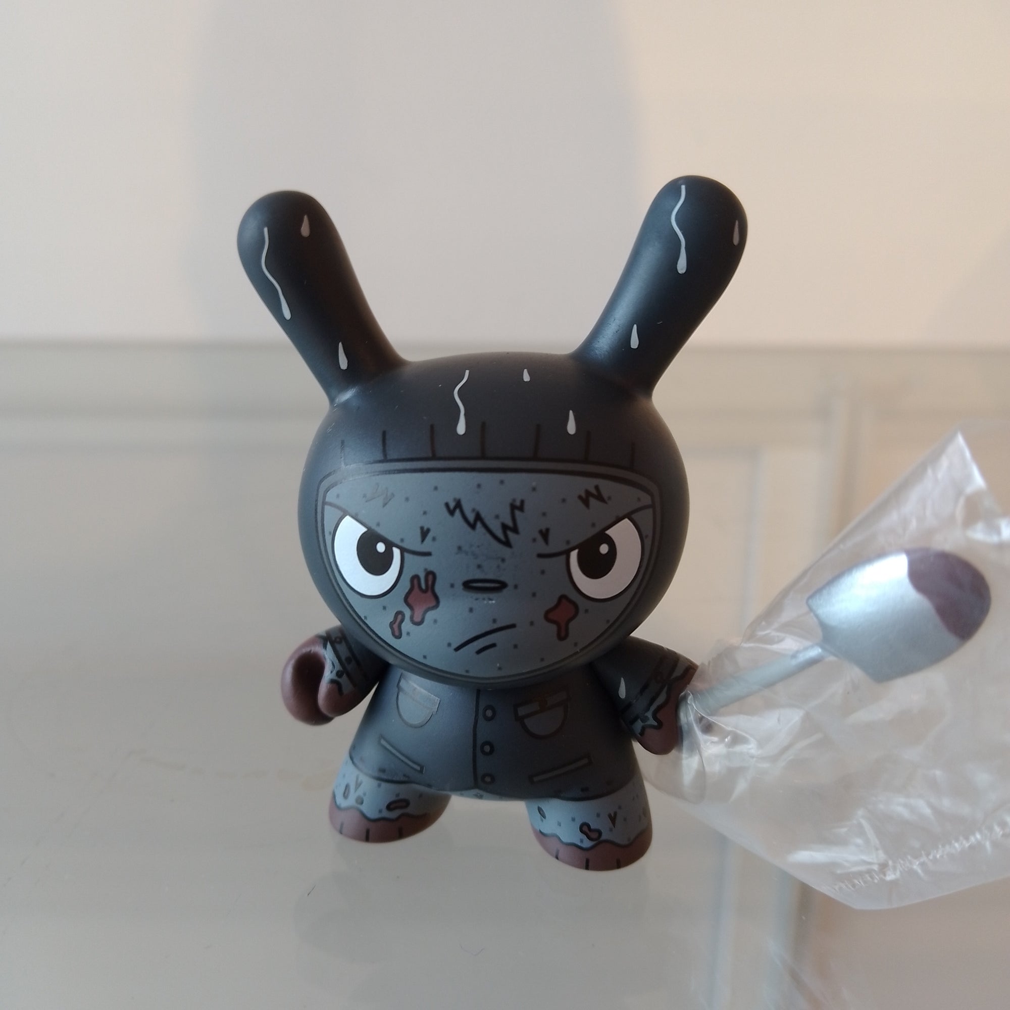 Gravedigger (Grey) - Scared Silly Dunny Series by The Bots x Kidrobot
