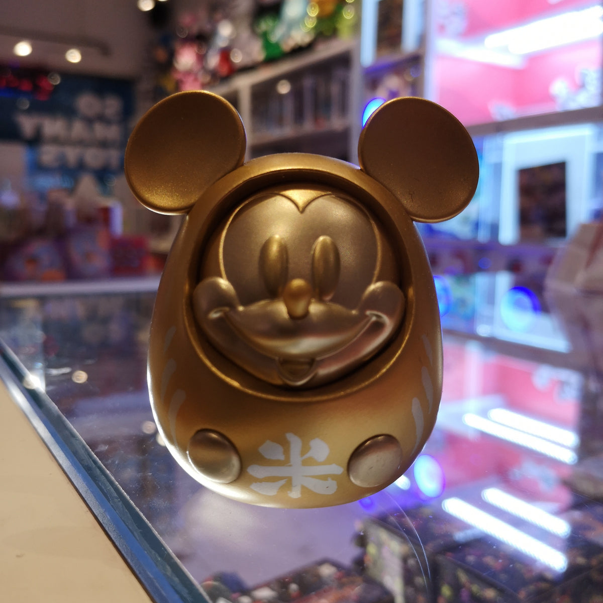 Mickey Daruma (Gold) - Fukuheya Lucky Series by URDU