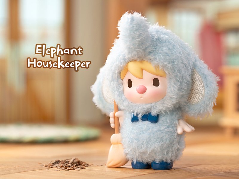 Housekeeper Elephant - Sweet Bean Animal's Play by POP MART