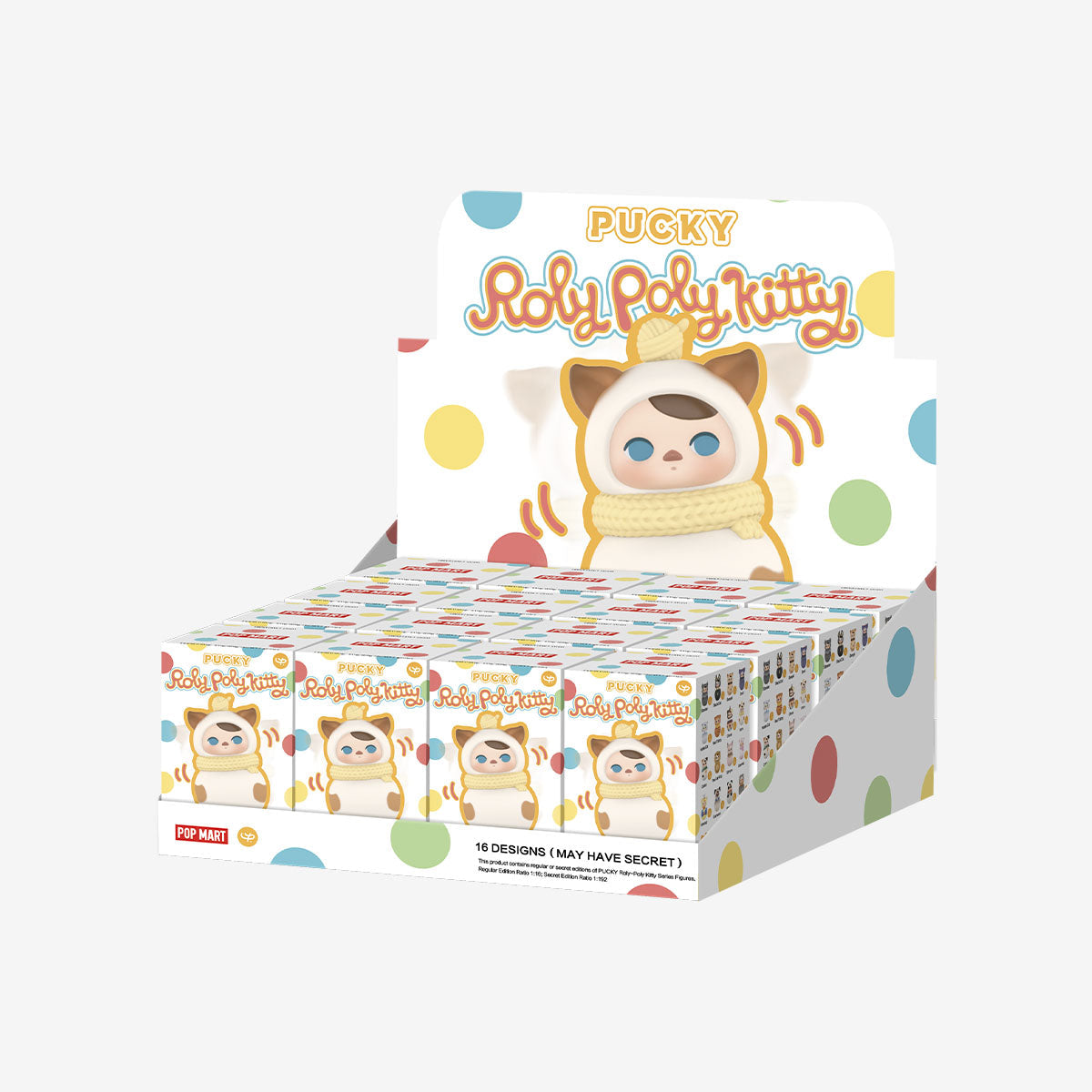 PUCKY Roly-Poly Kitty Series Figures by POP MART