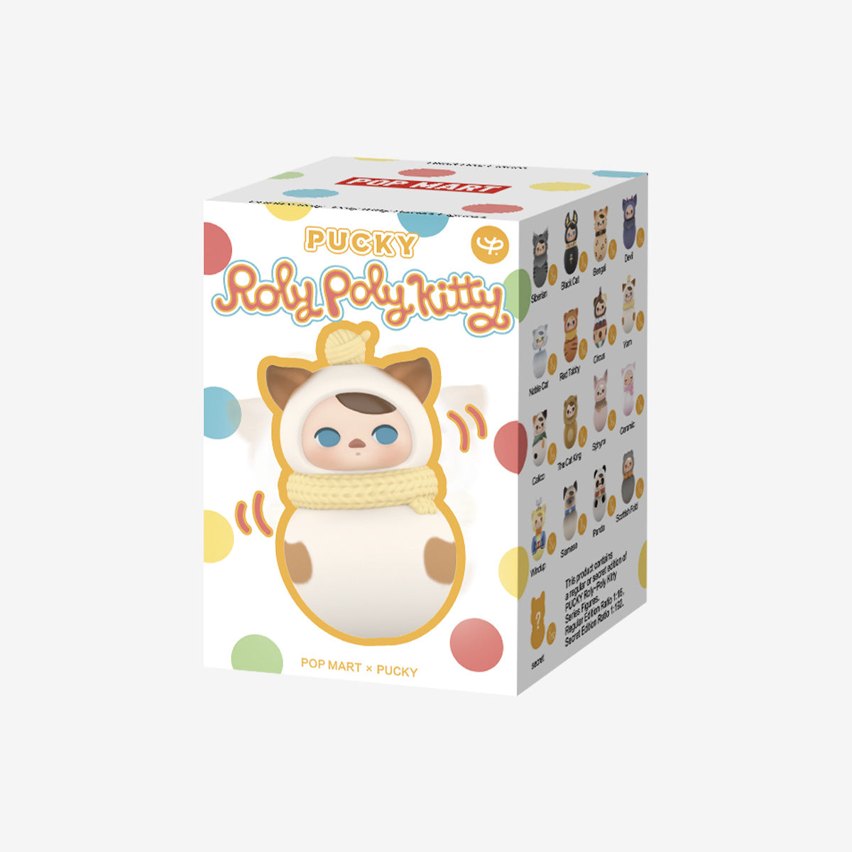 PUCKY Roly-Poly Kitty Series Figures by POP MART