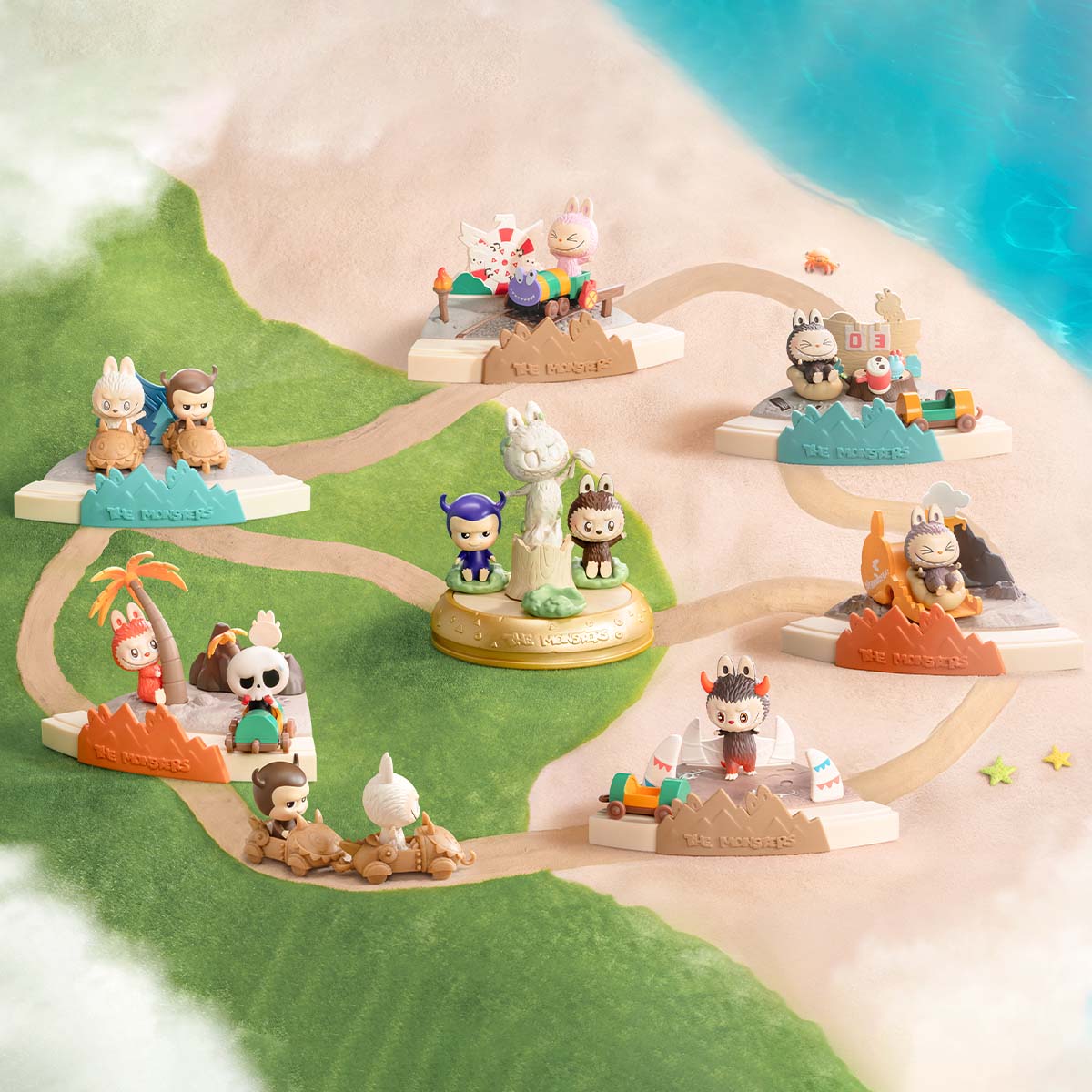 THE MONSTERS Playing Games Series  Scene Sets by POP MART