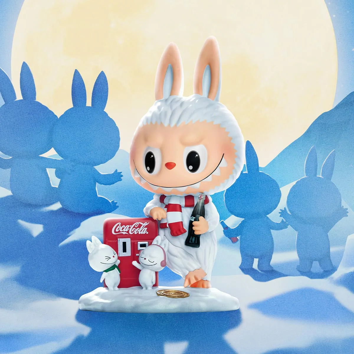 Little Snowman -  Labubu The Monsters Coca Cola Series by POP MART