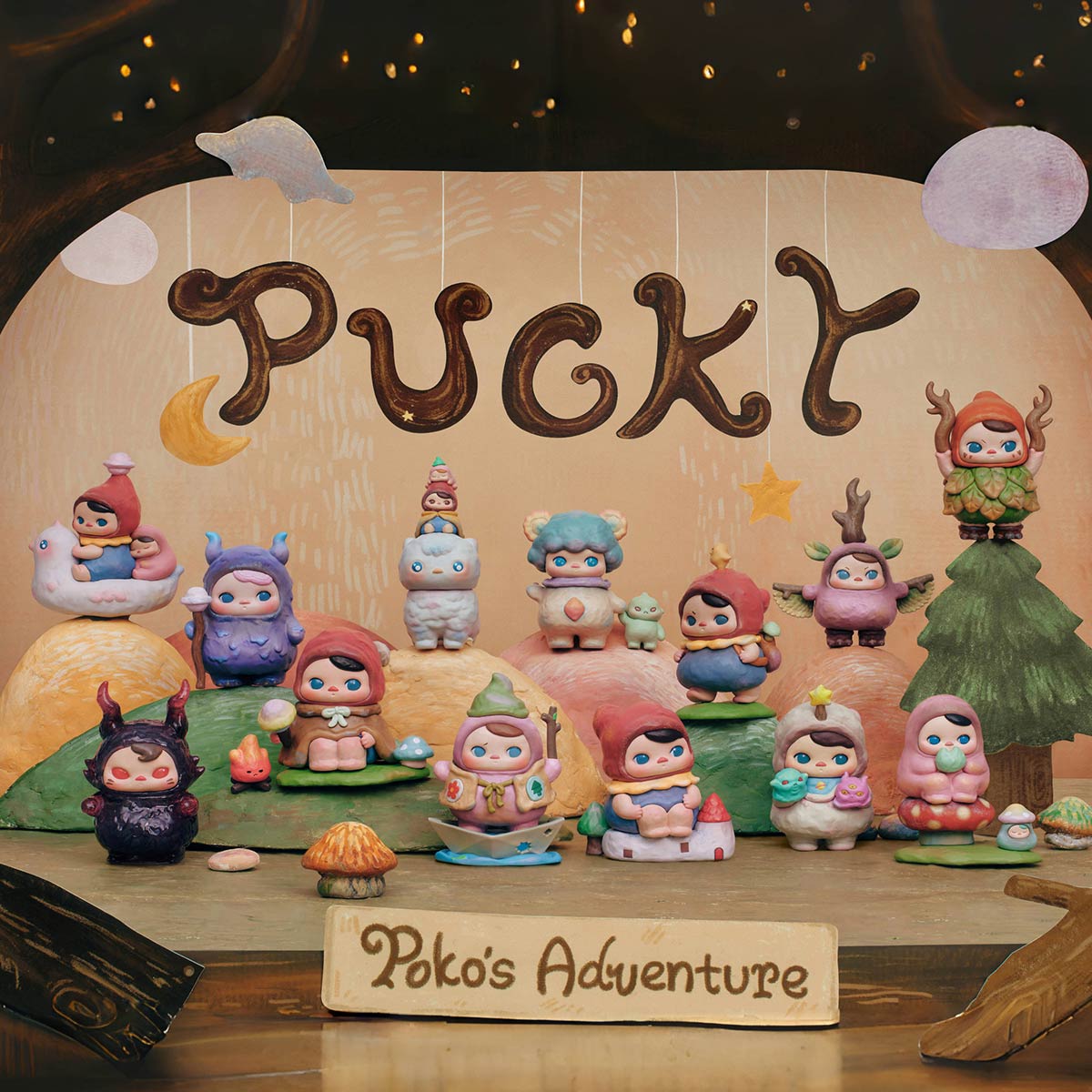 PUCKY Poko&#39;s Adventure Series Figures by POP MART