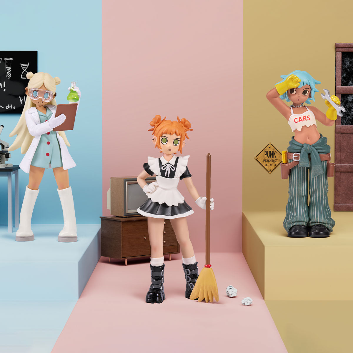 Peach Riot Rush Hour Series Figures Blind Box by POP MART