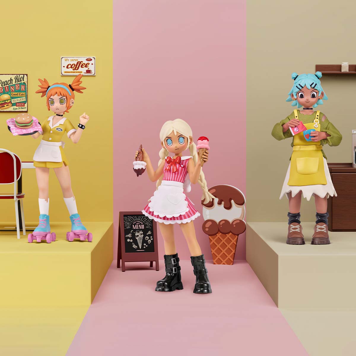 Peach Riot Rush Hour Series Figures Blind Box by POP MART