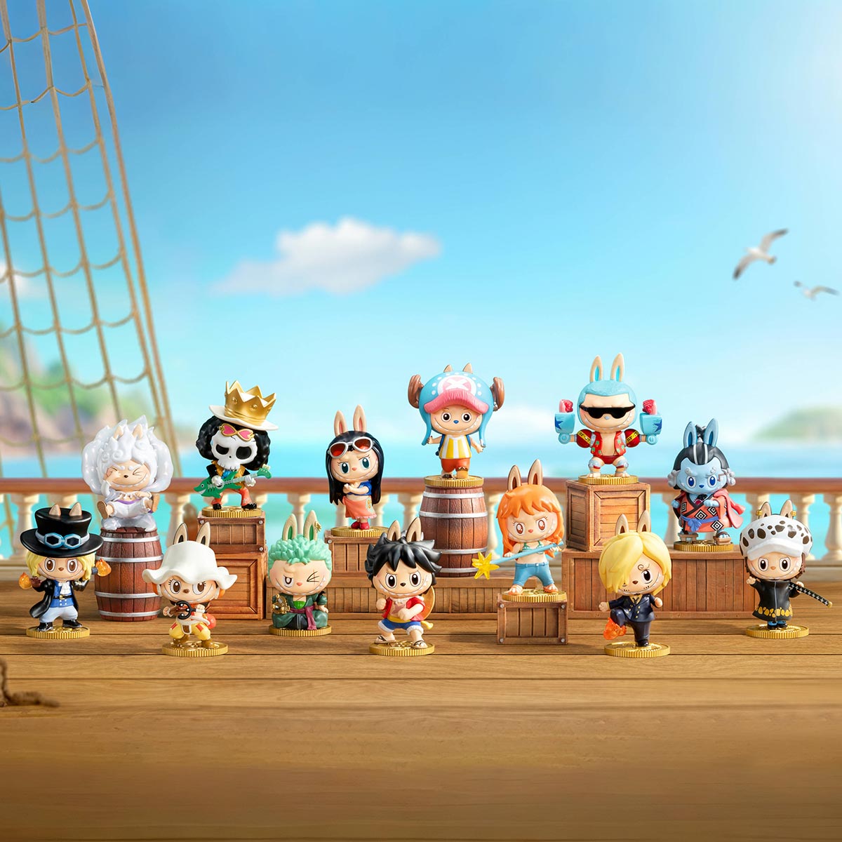 THE MONSTERS × ONE PIECE フィギュア POP MART The Monsters × One Piece Series Figures by POP MART