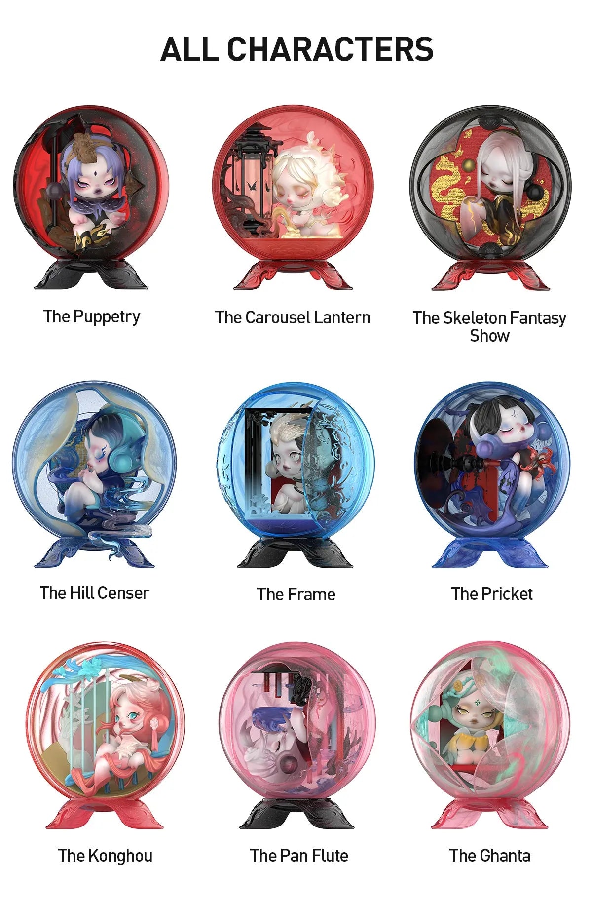 Skullpanda The Mirage Series Figures Blind Box by POP MART