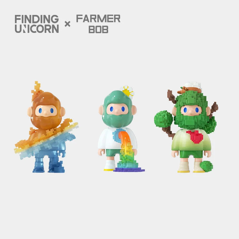 Farmer Bob Next Generation Pixel Universe Blind Box Series by Finding Unicorn