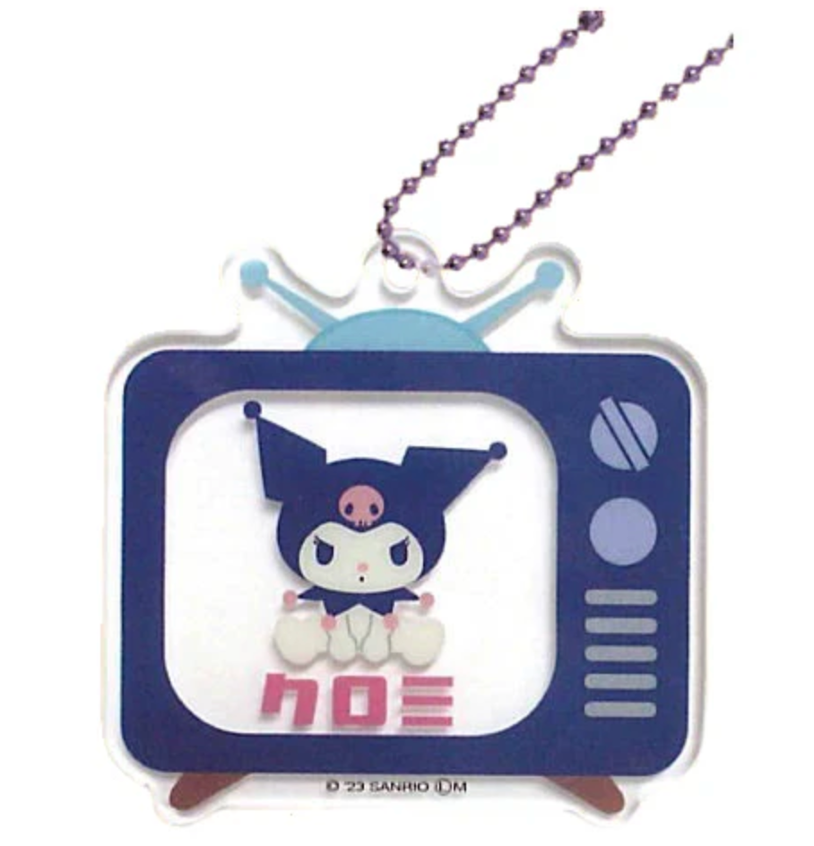 Kuromi - Sanrio Fancy Retro TV Type Acrylic Keychain